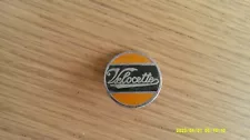 Vintage Velocette Motorcycle Enamel Badge