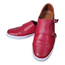 Caballero Milano Double Monk Strap Mens Casual Shoes Size 10 In Original Box