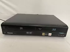 Panasonic DMP-BD70V Blu-Ray DVD & VHS Combo Deck 1080p & Remote, Fully Tested