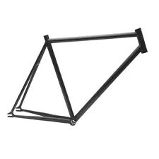 New WITH FORK Pake Rum Runner 53cm Steel Track Frameset Matte Black