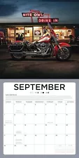 SALE 2025 HARLEY-DAVIDSON MOTORCYCLES WALL 12x12 CALENDAR biker dyna road king