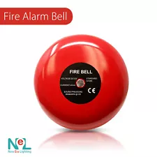 Fire Alarm Bell, 12 Volt DC, 6", Security Alarm Bell