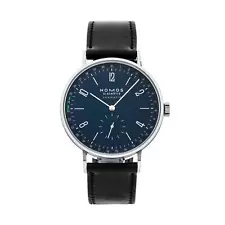 Nomos Glashutte Tangente Neomatik Update Midnight Blue Auto Steel Mens Watch 182