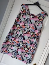 SALE+++NEXT +++ PRETTY SUMMER LINEN DRESS SIZE 14 IDEAL FOR SPRING/SUMMER