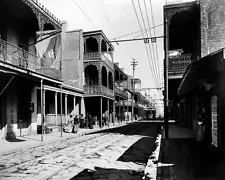 Royal Street New Orleans 8X10 Photo - 1900 Louisiana #1