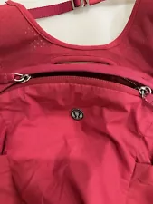 Lululemon Run All Day Backpack Flamingo pink Fits iPad, Phone And A Book Easily