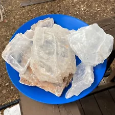 Wholesale 8 Pounds of Selenite ( gypsum ) Crystals Large Size, St. John’s , AZ