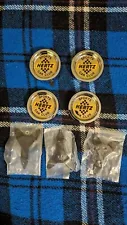 4 New Hertz Rent-a-Racer Magnum 500 Center Caps GT350-H Sports Car Club Shelby