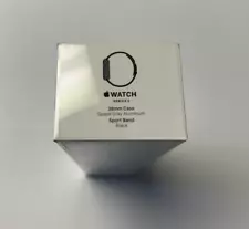 BRAND NEW Apple Watch Series 2 38mm, Space Gray Aluminum Case, Black Sport Band