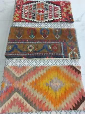 Antique Cushion Handmade 3 pieces Pillow Rug High Quality Home Decor Rug