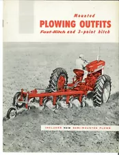 IH International Mounted Plowing Outfits Fast-Hitch & 3 Point Farmall Tractor