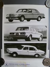 1978 Mercedes-Benz 280E, 300D & 240D MBofA Press Photo, Foto RARE! Awesome L@@K