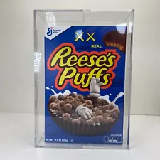 KAWS x Reese’s Puffs Blue Box Limited Edition Cereal SEALED Collector Case