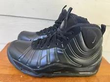 Nike Air Bakin Posite Men's Triple Black Boot Sneakers Shoes 618056-001 Size 10