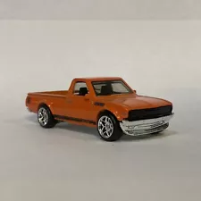 Hot Wheels CUSTOM W/REAL RIDERS Orange Datsun 620 Pickup