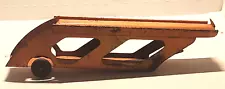 Vintage 7" Car Carrier Hauler Trailer - Stamped Steel / Tin Orange