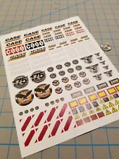 New CASE Scale Construction Equipment Decals for 1:12/1:14/16 RC Vehicles