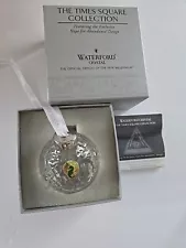 Waterford Crystal The Times Square Collection 2001 Hope For Abundance Design