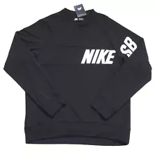 ð¨ Nike Dri-Fit Skateboarding Men's Sweatshirt Pullover 728067 010 Black Size L