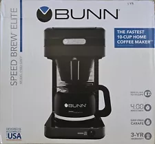 New BUNN CSB2G 10-Cup Speed Brew Elite Coffee Maker/Machine-Gray/Stainless Steel