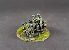 28mm WW2 WWII German R75 Motorcycle With Sidecar BTD Miniatures Painted