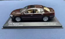 VW Volkswagen Phaeton Nocturne Aubergine Die Cast Model by Minichamps 1/43