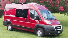 2021 RAM PROMASTER CUSTOM TOTAL SOLAR CLASS B CAMPER VAN WITH 12,500 NO RESERVE!