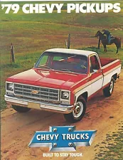 1979 Chevrolet Fleetside Stepside Pickup Truck Dealer Sales Brochure