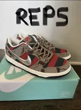 Dunk Low Freddy Krueger size 10 with box