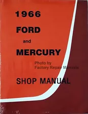 1966 Ford Custom Galaxie Mercury Colony Park Monterey Shop Service Repair Manual (For: 1966 Ford Custom 500)