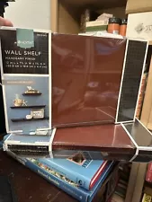 2 HOME Wall Shelf Mahogany Finish 12 x 7 3/4 x 1 3/4