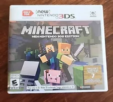 MINECRAFT New Nintendo 3DS Edition GAME CARTRIDGE Tested/Works!