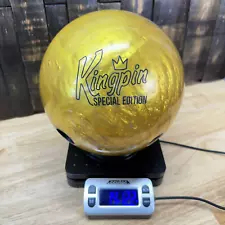 Brunswick Kingpin Special Edition Bowling Ball 15lb Gold Pearl Reactive King Pin