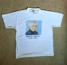 Vintage 90s Kurt Cobain Memorial T-Shirt XL 1995 Child Young Rare Original Owner