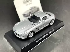 Kyosho 1/64 AMG collection Mercedes-Benz SLS AMG Silver diecast model car 50E1