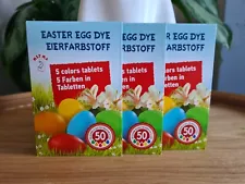 3x5 Colours Easter Egg Dye Paint for Decorating Painting Colouring Craft Art NEW