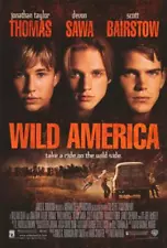 WILD AMERICA Movie POSTER 27 x 40 Sonny Shroyer, Jonathan Taylor Thomas, A