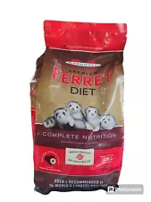 6 Lbs Marshall Premium Ferret Diet Free Shipping.