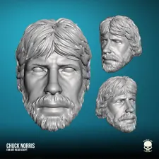 Chuck Norris Delta Force Missing in Action Walker custom head for action figures