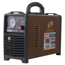 Lotos LTP5500D Non-Touch Pilot Arc Plasma Cutter, Dual Voltage 110V/220V, Brown