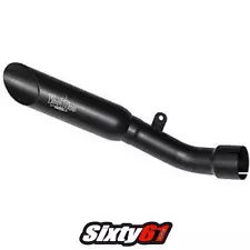 Voodoo Exhaust GSXR 1000 2007-2008 Suzuki Slip On Muffler Black Shorty 07 08