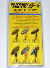 panther martin trout spinners value deadly 6-pack size 2 & 4 best assortment