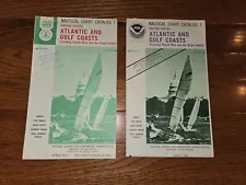 VTG PAIR NOAA NAUTICAL ATLANTIC OCEAN AND GULF COASTS CHARTS TIDES COAST PILOTS