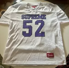 Supreme Spiderweb Football Jersey Spring/Summer 24 Size L