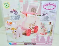 NEW Baby Annabell LITTLE SWEET CARRIAGE & PONY - Converts to Pram - For 1 yr+