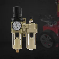 Air Pressure Regulator Compressor Filter Valve Oil Water Separator Gauge Traps