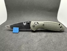 Benchmade Mini Griptilian 556SBKOD-S30V Mel Pardue OD Green & Black S30V