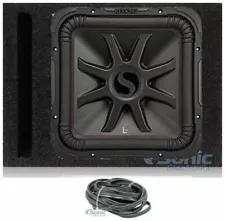 Kicker 45L7R152 15" 1800W L7R Car Subwoofer with Vented Enclosure Box