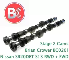 Brian Crower BC0201 264 Stage 2 Cams for Nissan SR20DET S13 RWD + FWD Hydraulic