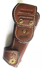 ERNIE HILL Speed Leather "FAS-TRAC" ANGLE-LOK Brown Competition Holster Model 5R